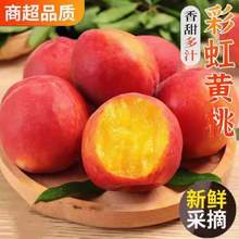 淘宝买菜 陕西渭南彩虹黄桃 大果 单果150g+ 4.5斤