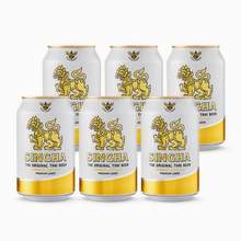 SINGHA 勝獅 泰國原裝進(jìn)口 拉格黃啤酒330mL*6聽
