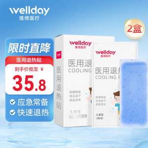 Wellday 維德醫(yī)療 醫(yī)用退熱貼 10片*2盒