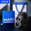 Mark Fairwhale 馬克華菲 男士真皮皮帶禮盒裝