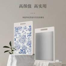 Velosan 温拿山 VE012 不锈钢青花瓷双面菜板410×272mm