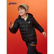 Asics 亞瑟士 25年冬季新款中大童連帽輕薄羽絨服外套（120~175cm） 多色