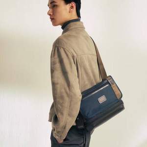 TUMI 途明 DFO FREMONT系列 Glenview 彈道尼龍 男士斜挎包 02223371NVYO