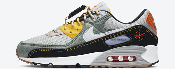 nike耐克2020新款跑鞋air max 90近期发售 赛博朋克机能风