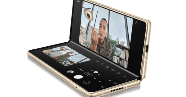 samsung三星2020新款心系天下w215g折叠屏手机开启预约售价19999元