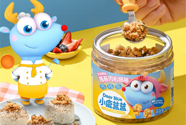 小鹿蓝蓝是2020年成立的互联网婴童食品专业品牌,隶属于三只松鼠股份