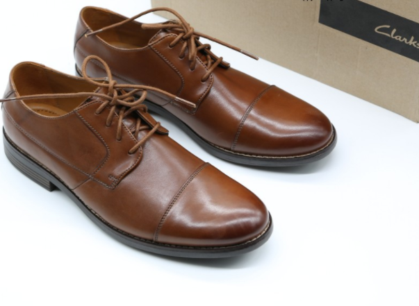 clarks 其乐 becken cap 男士真皮休闲鞋 301.92元