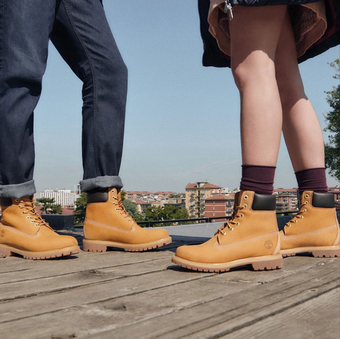 timberland与cat黄靴图片